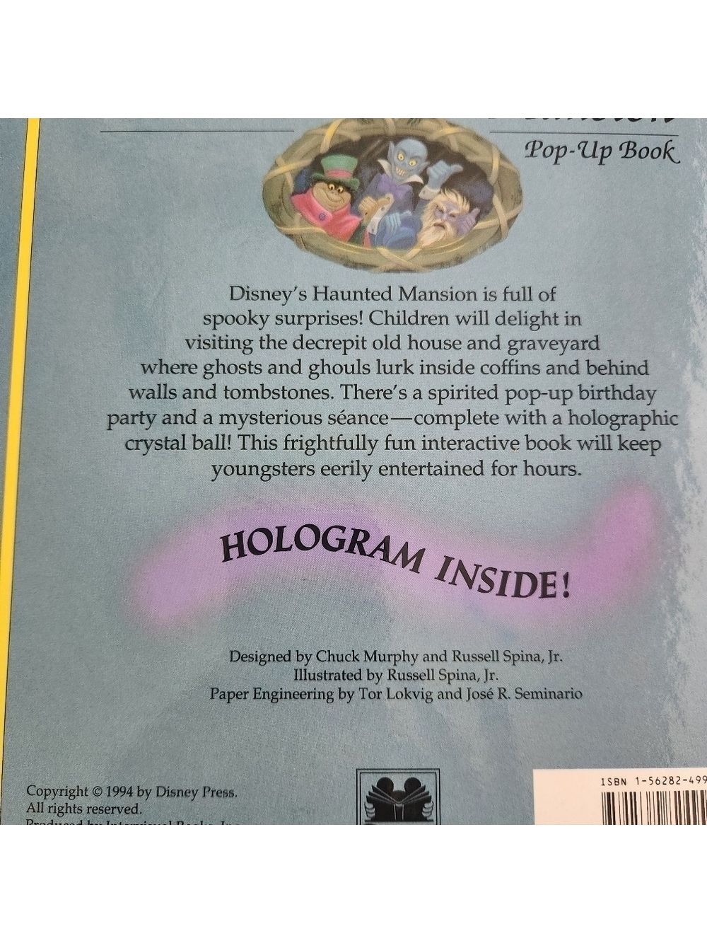Disney's Haunted Mansion Pop-Up Book 1994 Hard Cover Brand New - Picture 4 of 4